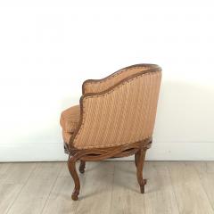 Italian Walnut Tub Chair 19th century - 4093775