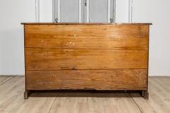 Italian Walnut and Iron Pastaia Shop Cabinet with Nine Drawers and Glass Panels - 3729961
