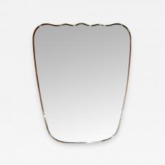 Italian Wavy Brass Mirror - 233262