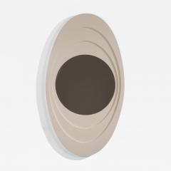 Italian White Lacquered Wooden Mirror circa 1960  - 4374387