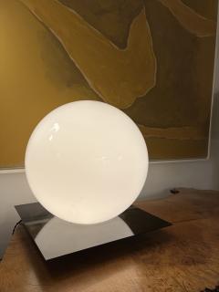 Italian White Orb Floor Lamp - 3678465