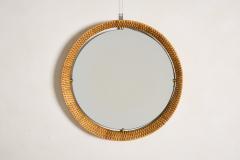 Italian Wicker Mirror - 4301989