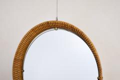 Italian Wicker Mirror - 4301991