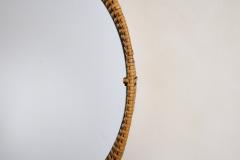 Italian Wicker Mirror - 4301993