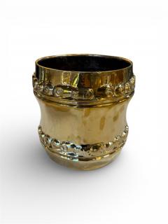 Italian Wine Cooler with Embossed Scroll Motif 1970s - 4514111