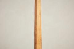 Italian Wood Floor Lamp with Travertine Base - 3897246