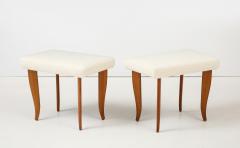 Italian Wood Stool circa 1940 - 4557211