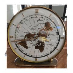 Italian World Table Clock Germany 1950s - 3997199