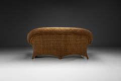 Italian Woven Wicker Sofa Italy 1960s - 4515734