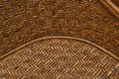 Italian Woven Wicker Sofa Italy 1960s - 4515739