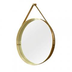 Italian design Yellow colour DRUM Mirror - 4094372