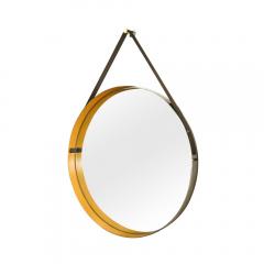 Italian design Yellow colour DRUM Mirror - 4094373