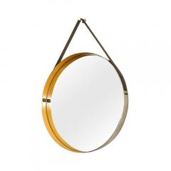 Italian design Yellow colour DRUM Mirror - 4094377