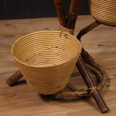 Italian design bamboo vase holder from the 1960s - 4307142