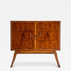Italian diamond shaped bar cabinet 1940s - 4419424
