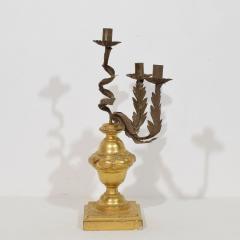 Italian early 19th Century Neoclassical Giltwood Candleholder - 4114515