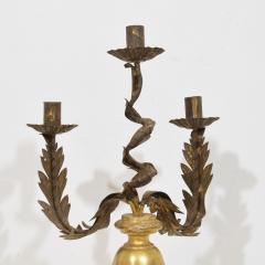 Italian early 19th Century Neoclassical Giltwood Candleholder - 4114553