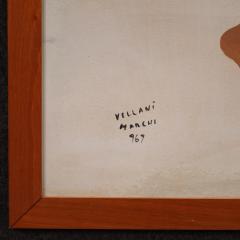 Italian female nude painting signed Vellani Marchi - 4339294