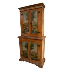 Italian hand painted cupboard late 19th century - 3815088