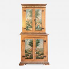 Italian hand painted cupboard late 19th century - 3821483