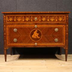 Italian inlaid chest of drawers in Louis XVI style - 4216434
