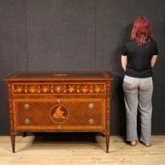 Italian inlaid chest of drawers in Louis XVI style - 4216437