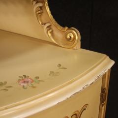 Italian lacquered and painted corner cupboard from 20th century - 4191083
