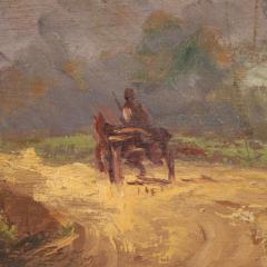 Italian landscape painting signed B Ferrari from the 30s - 4040058