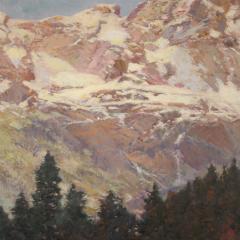 Italian landscape painting signed C Bentivoglio from the 20th century - 4337954