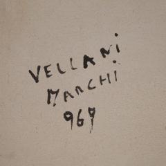 Italian nude painting signed by Mario Vellani Marchi dated 1969 - 4331199