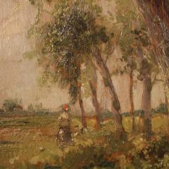 Italian painting landscape signed by M Gheduzzi from the 40s - 3931713