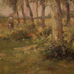 Italian painting landscape signed by M Gheduzzi from the 40s - 3931717