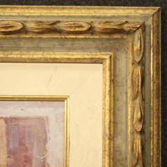 Italian painting popular scene with figures from 20th century - 4177635