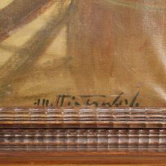 Italian painting signed Mattia Traverso genre scene - 4138258