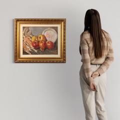 Italian painting still life signed A Merello from 20th century - 3927363
