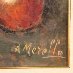 Italian painting still life signed A Merello from 20th century - 3927367