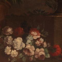 Italian painting still life with flowers from the 18th century - 3895685