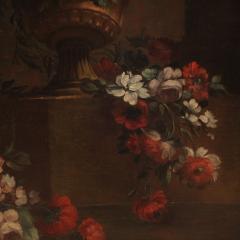 Italian painting still life with flowers from the 18th century - 3895688