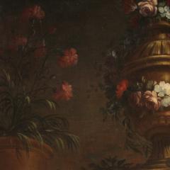 Italian painting still life with flowers from the 18th century - 3895690