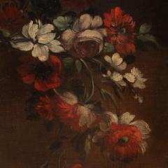 Italian painting still life with flowers from the 18th century - 3895691