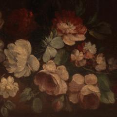 Italian painting still life with flowers from the 18th century - 3895692