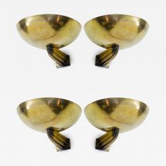 Italian set of 4 gold bronze sconces - 866698