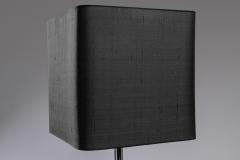 Italian table lamp in brushed steel and lucite 1970s - 3231422