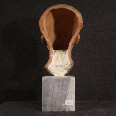 Italian terracotta sculpture with marble base - 4174471