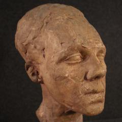 Italian terracotta sculpture with marble base - 4174473