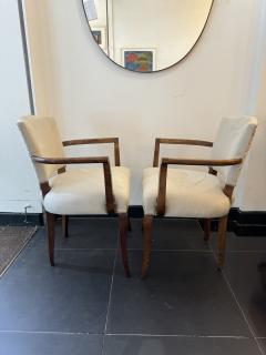 Italian walnut occasional chairs - 3797779