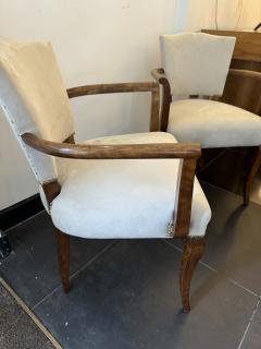 Italian walnut occasional chairs - 3797782