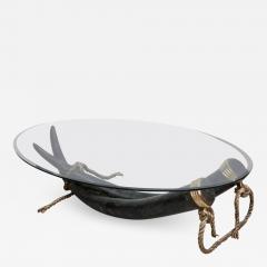 Italo Valenti 1 of 2 Huge Bronze and Brass Elephant Tusk Coffee Table by Italo Valenti - 706729