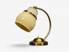 Itsu Oy Table Lamps Polished Brass Glass Finland 1950s - 4762036