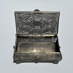 Ivan Vasilyevich Avdeyev Russian Silver Box with Semiprecious Stones Russian circa 1859 - 3926486